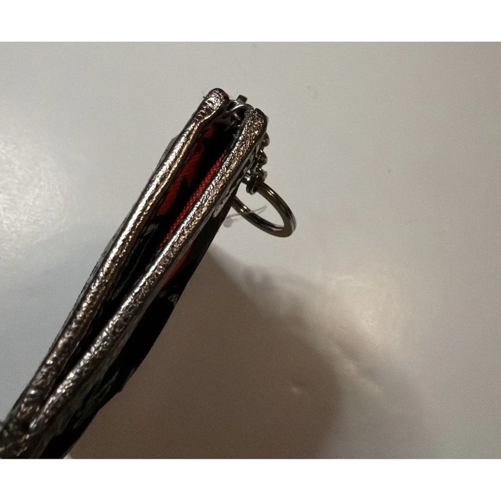 NWOT COACH Poppy Graffiti Small Keyring Coin Purse Limited